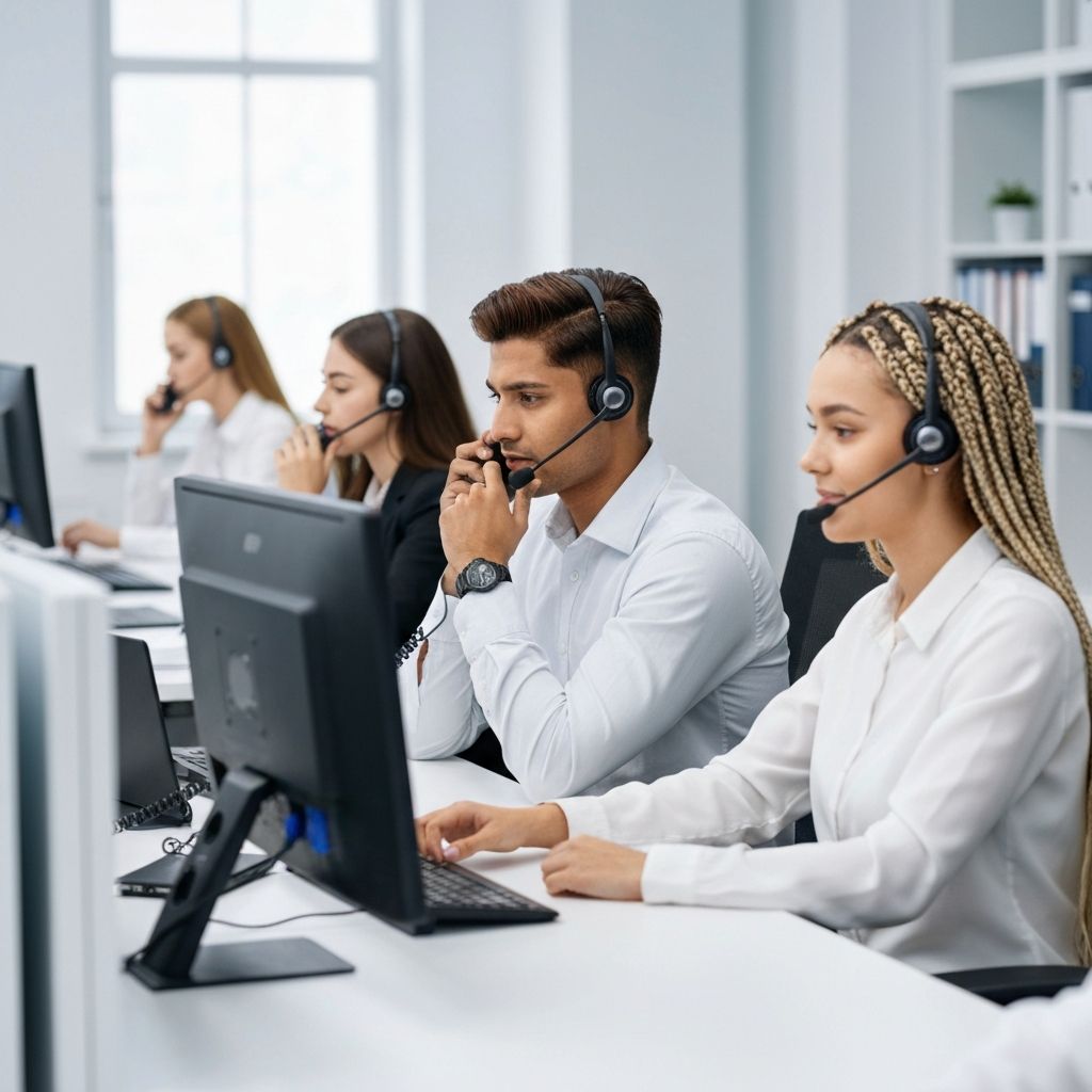 Customer service team